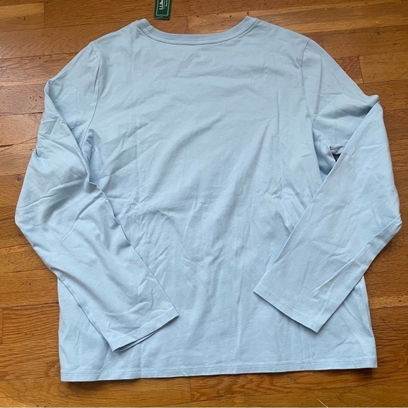 L.L. Bean Women’s Vacationland Maine Long Sleeve PJ Top large - Picture 3 of 5